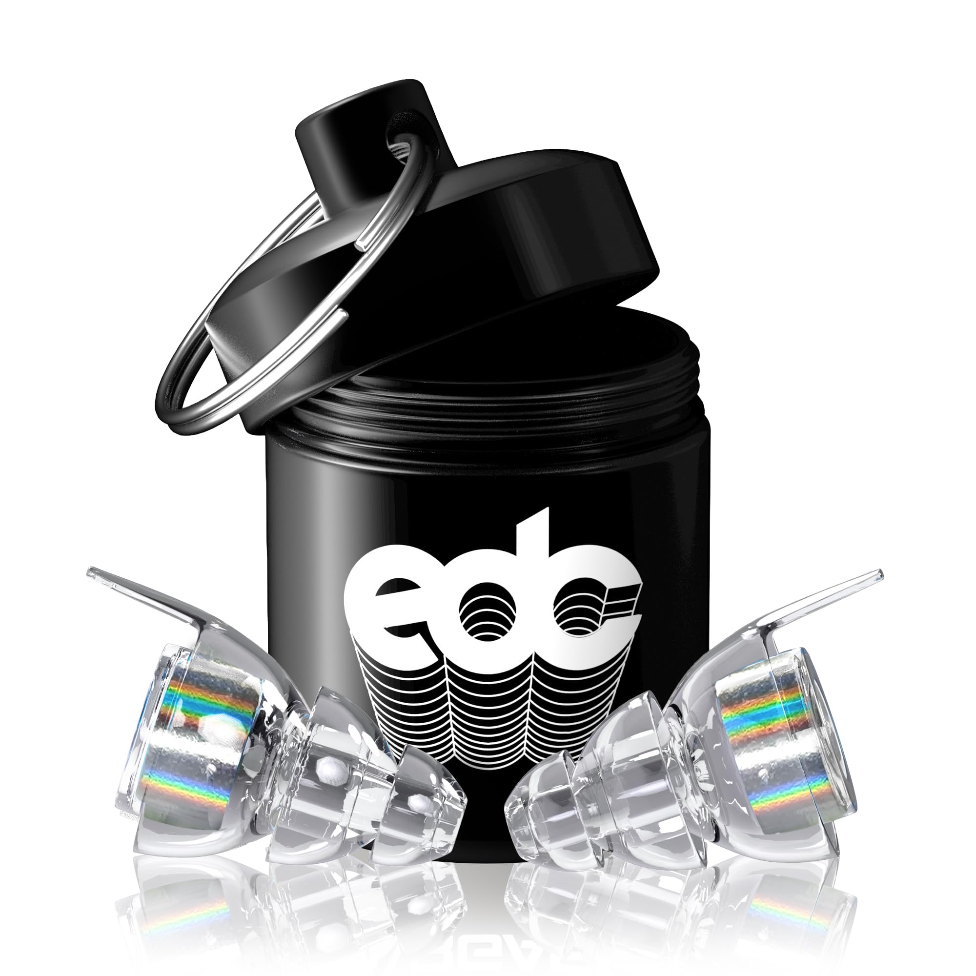 Eargasm High Fidelity EDC 2026 Music Festival Earplugs - Hearing Protection for Concerts, Festivals, Musicians, DJs, Night-Life, Motorcycles with High Fidelity Noise Reduction up to 21 dB