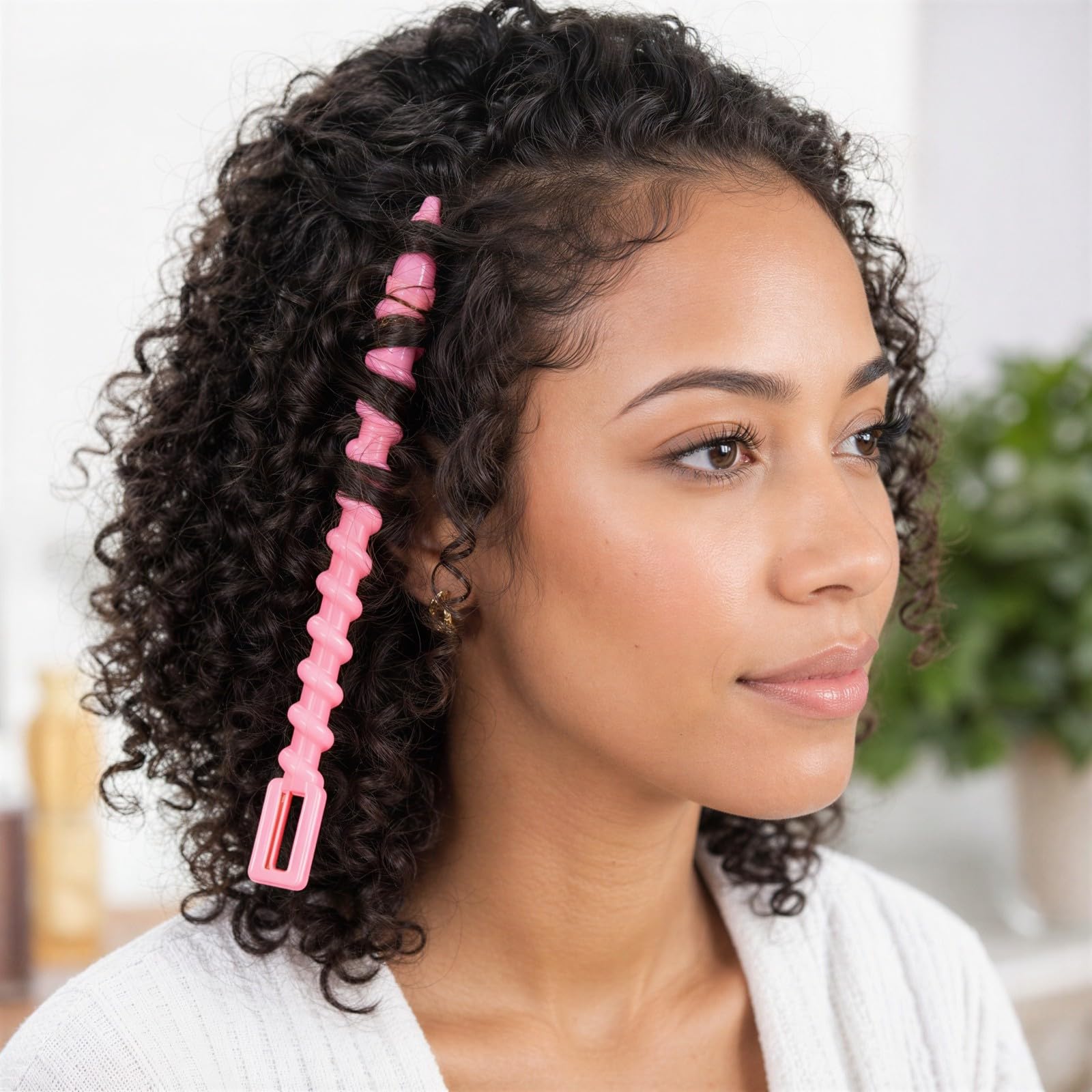 100 Stk. Spiral-Dauerwellstäbe, hitzefreie Lockenstäbe, Perm-Wickler-Set für langes Haar, Kunststoff, Styling-Rollstäbe für individuelle Frisuren und Wellen, sortierte Farben