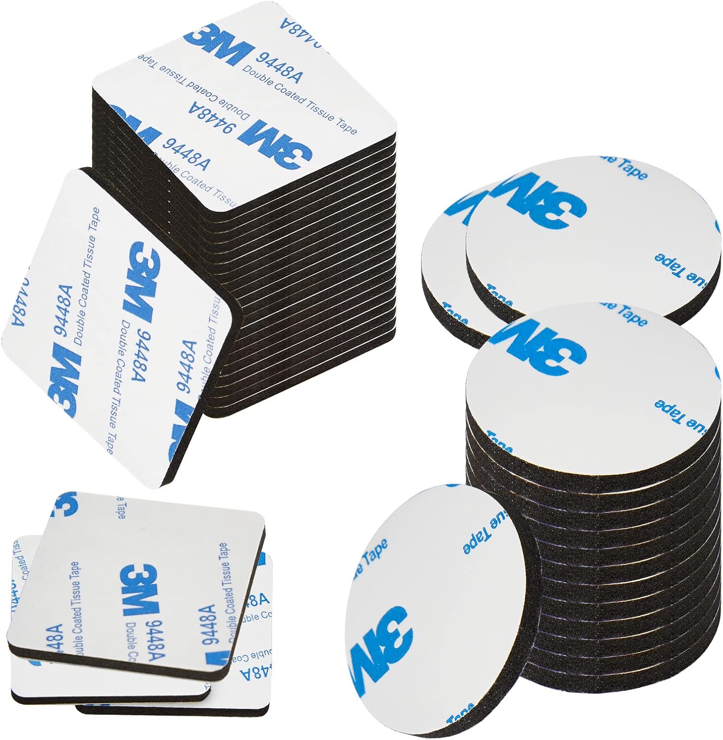 60pcs Double Sided Sticky Pads, 3M Super Double Sided