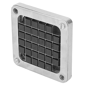 Potato Cutter Blade, Stainless Steel Aluminum Alloy Commercial Wide Application French Fry Cutter Blade Easy to Clean Corrosion Resistant Incisive for Salad (12mm)