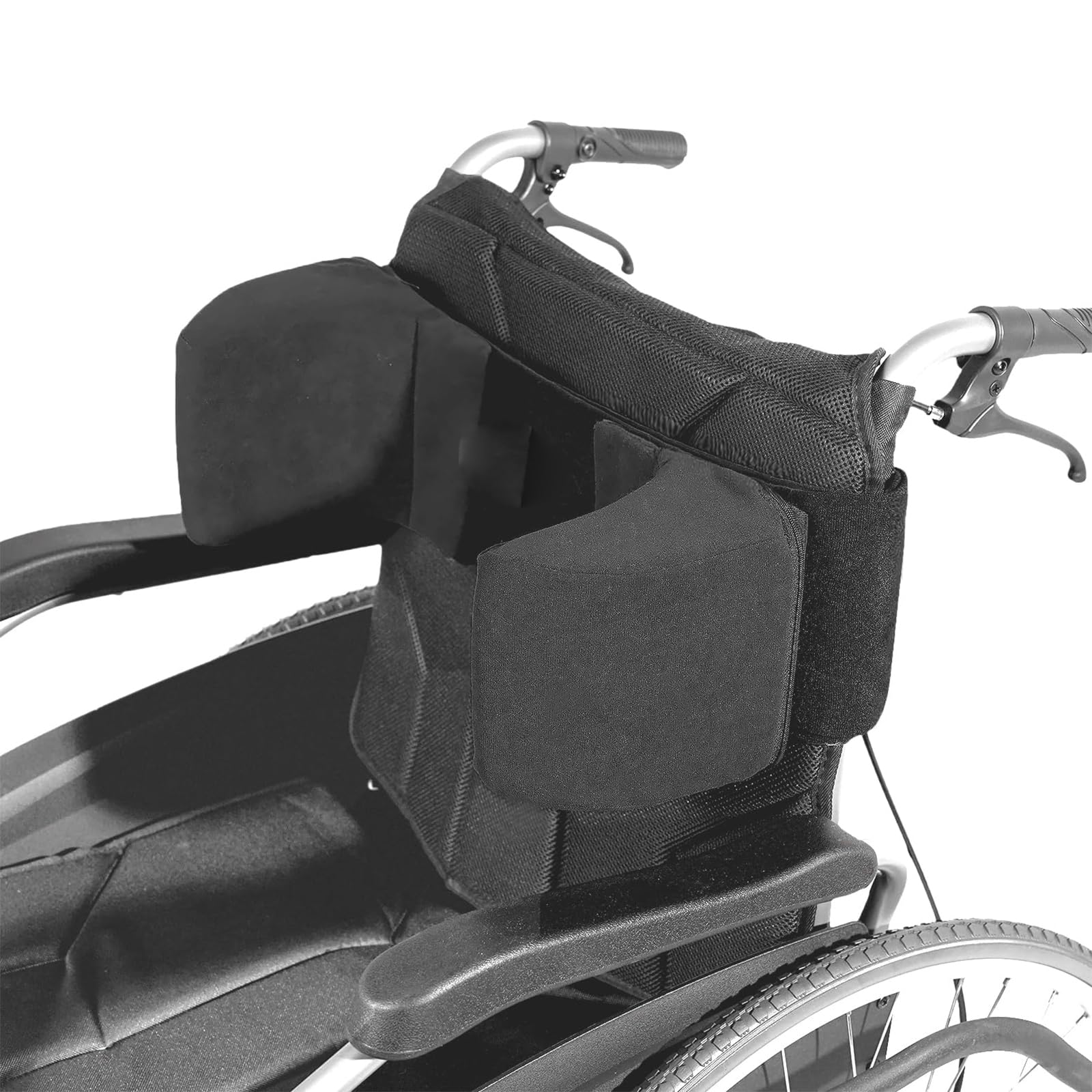 Support Latéral pour Fauteuil Roulant | Coussin de Soutien Latéral pour Fauteuil Roulant | Coussin de Soutien Universel pour Fauteuil Roulant (Noir)