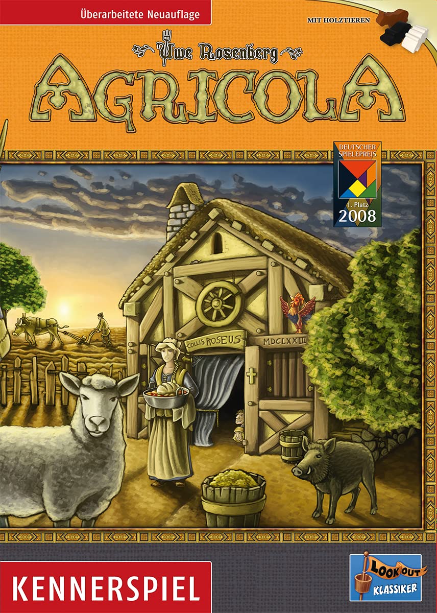Lookout Games 22160028 - Agricola, Kennerspiel von Uwe Rosenberg