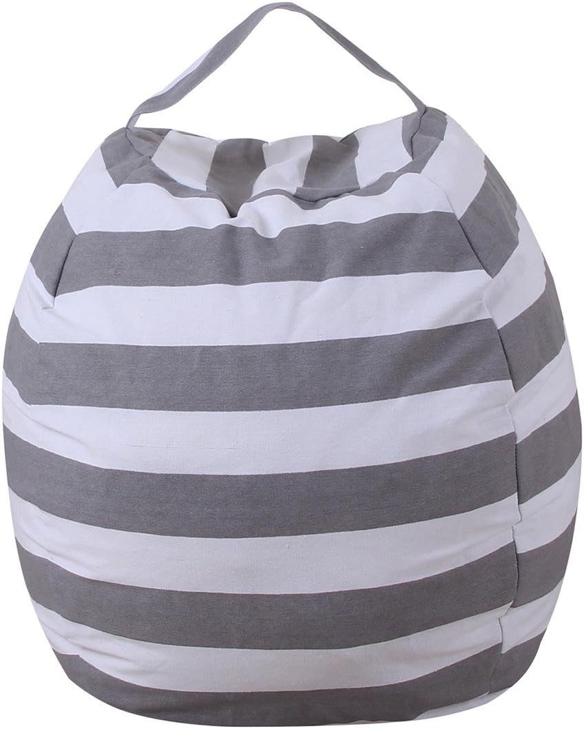 Spielzeug Aufbewahrungssack Als Sitzsack - Plüsch Beutel Für Stofftiere Blau