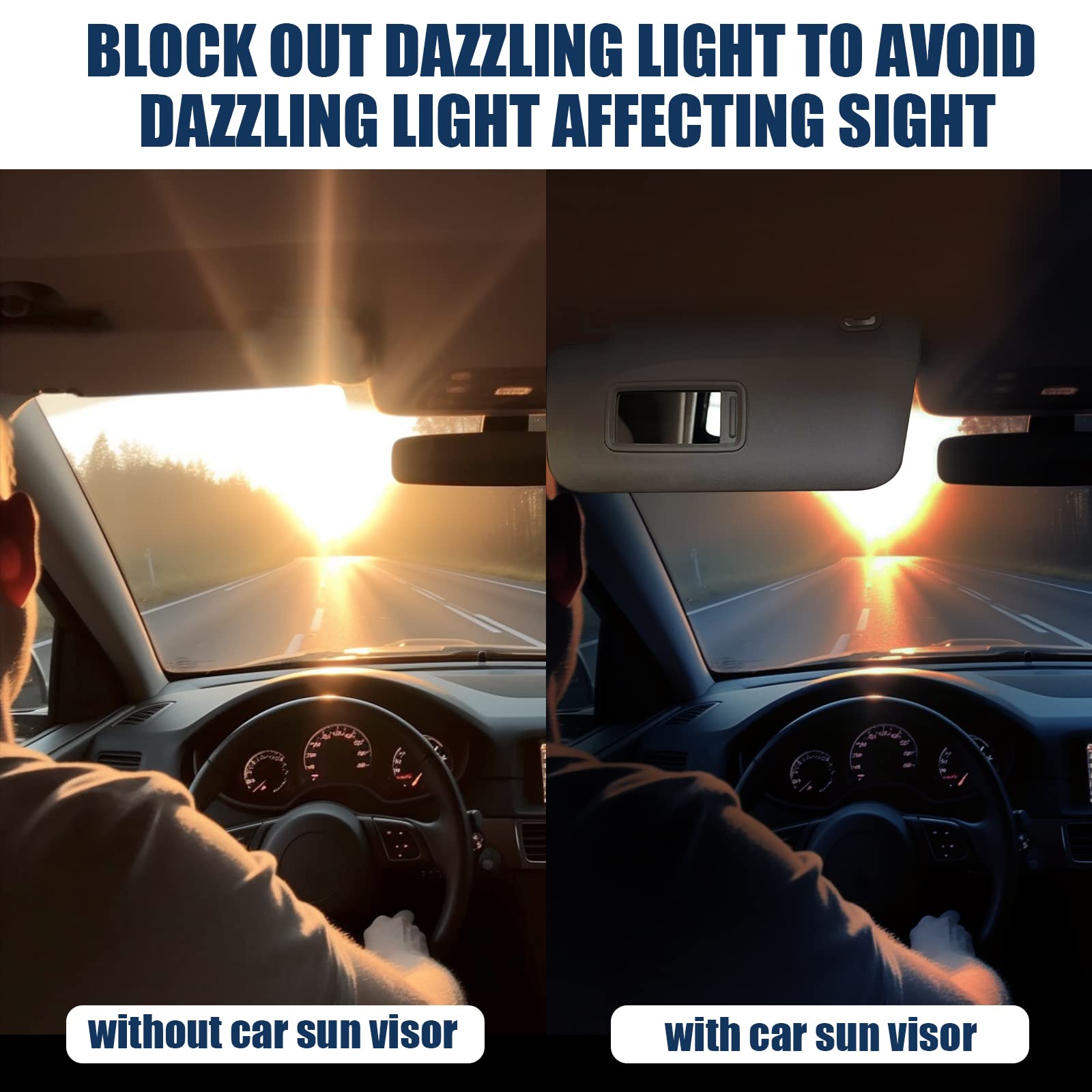 KAVIUS Driver Left Side Sun Visor Compatible with Subaru Forester 2010 2011 2012 2013 Sun Visor for Car Replaces# 92011SC033LO Gray