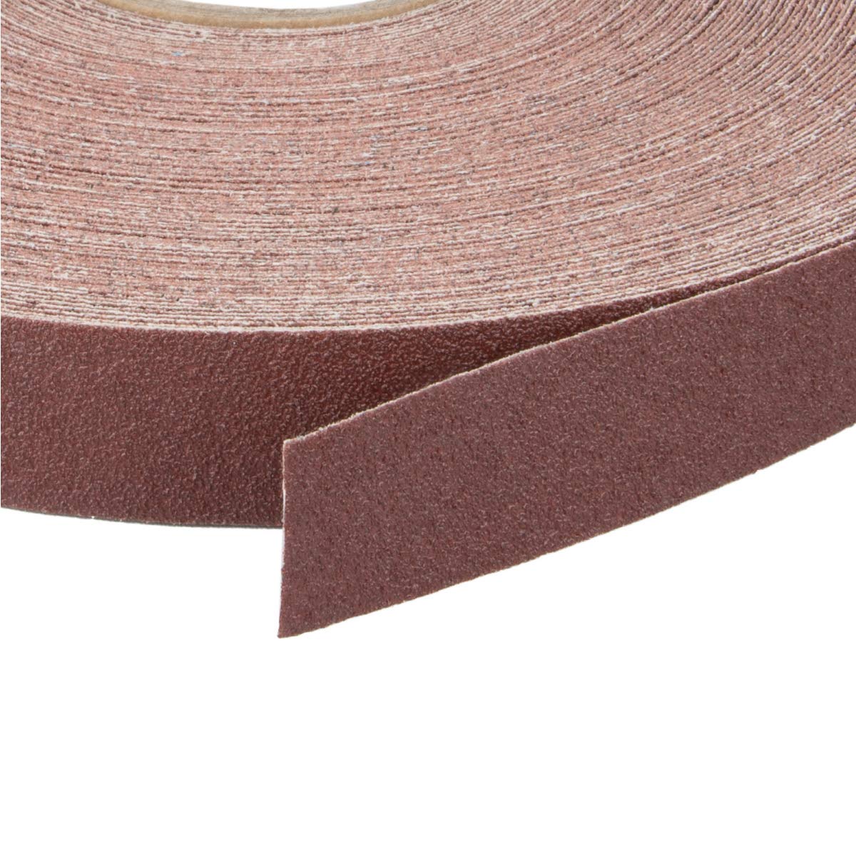 POWERTEC 49002 Rollo de taller de 1 pulgada x 50 yardas con grano 120 óxido de aluminio grano y respaldo con peso J