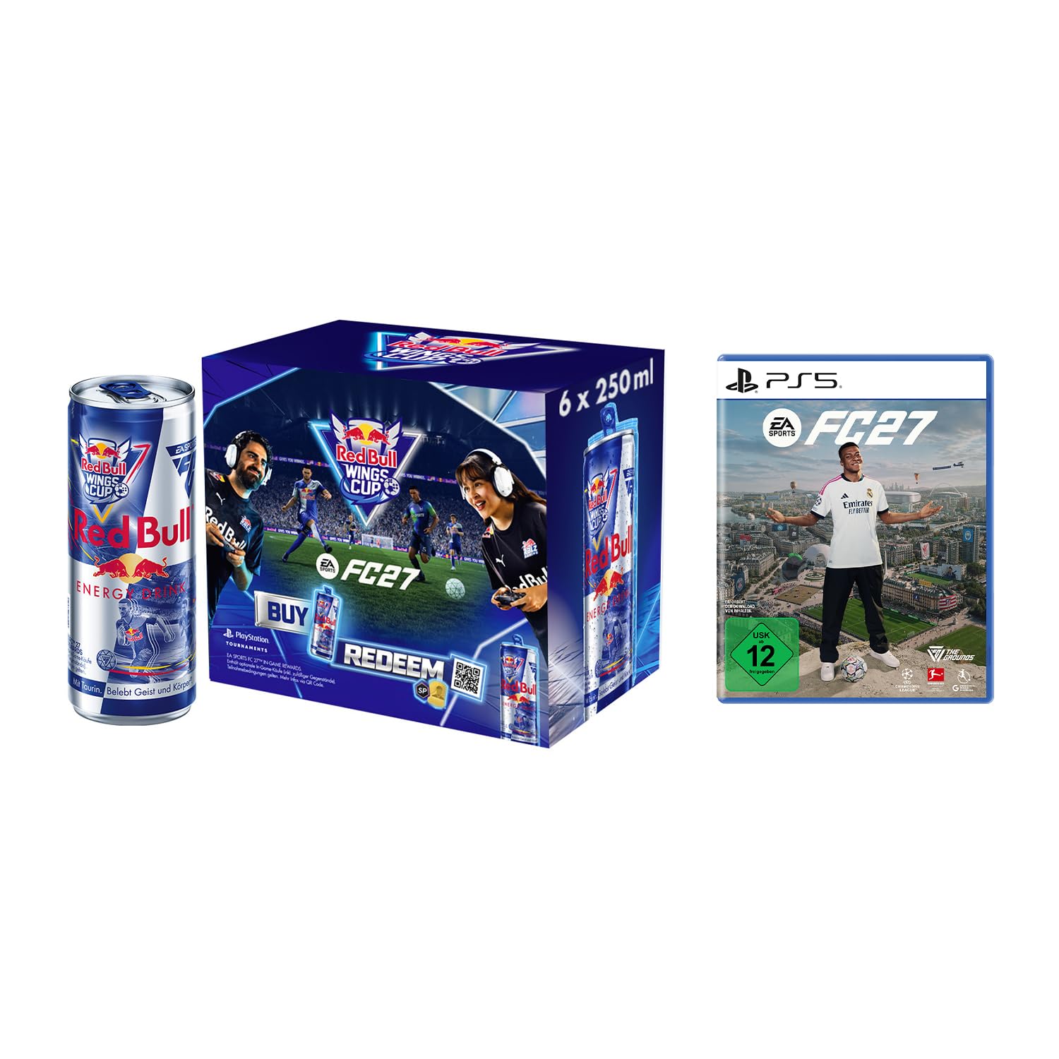 Exclusive: EA Sports FC 27 Standard Edition + Red Bull Energy Drink 6 Pack