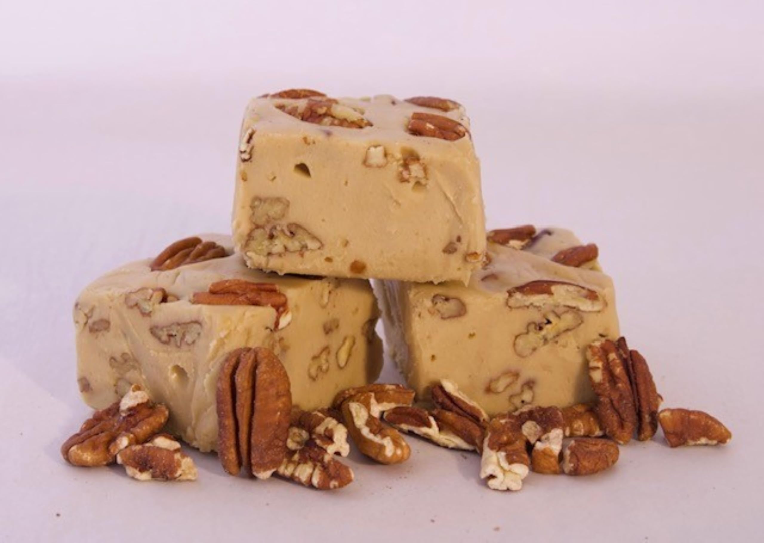 Betsy's Fancy Fudge PENUCHE PECAN FUDGE, 1 LB in 4 Wrapped Pieces, Gluten Free, Fresh Gourmet Candy, Makes Great Gift