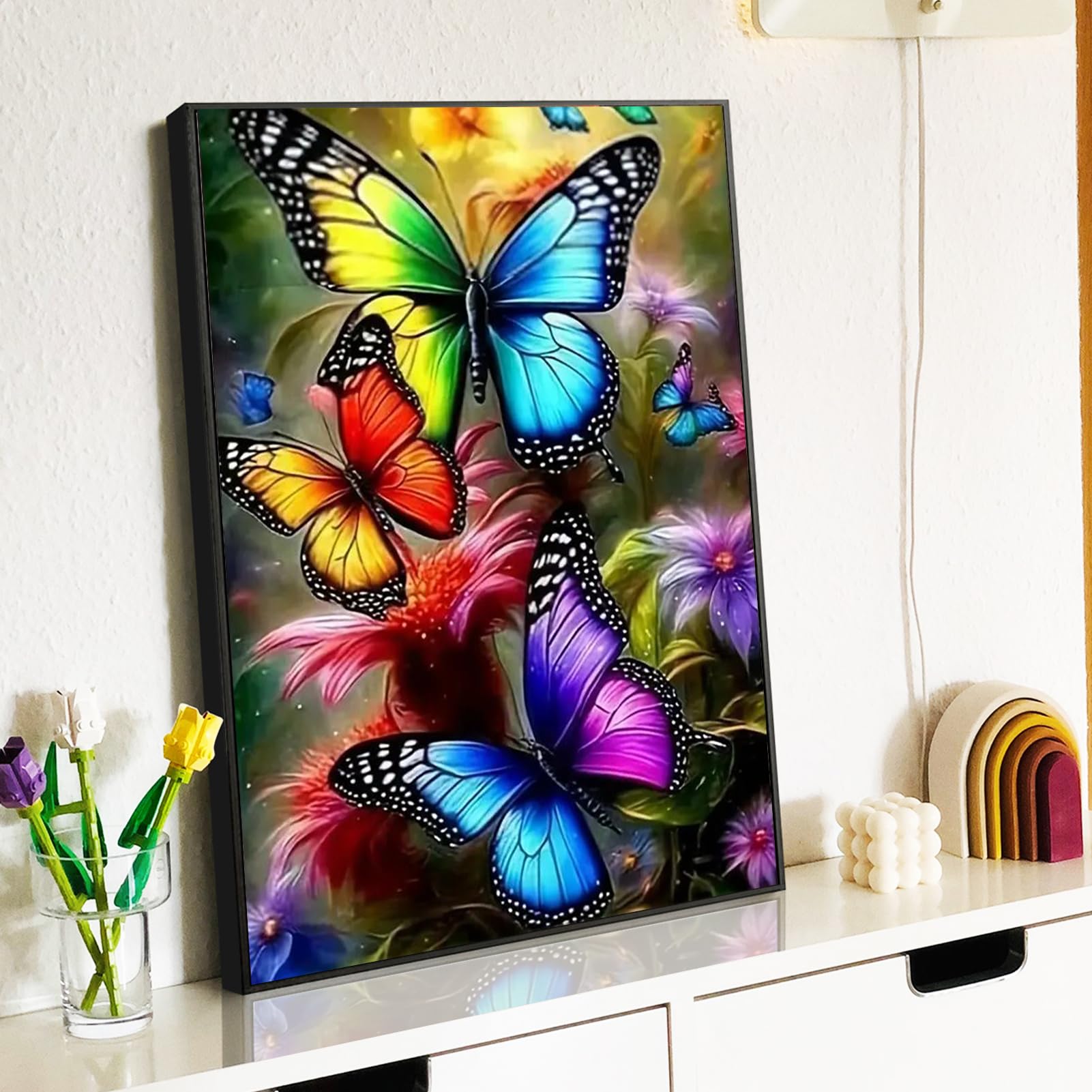 YALKIN Paint by Numbers Kits for Adults Painting by Number Kits On Canvas,Without Frame DIY Color Oil Painting Acrylic Paints,Home Wall Decor 16x20in/40x50cm - Image 4