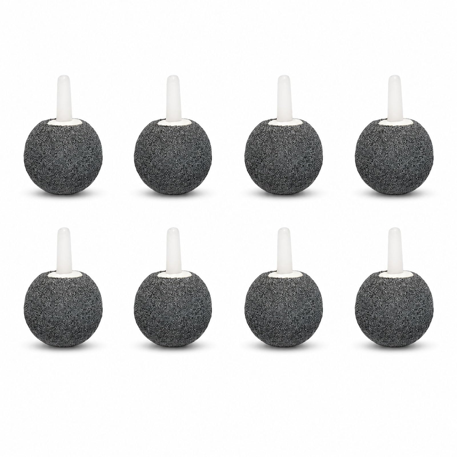 Tinminx 8 Pcs Aquarium Air Stones, 3 x 3 x 2 cm Mineral Bubble Diffuser Stones for Air Pumps, Fish Tanks, Small Buckets, Aquariums, Koi Ponds and Water Features