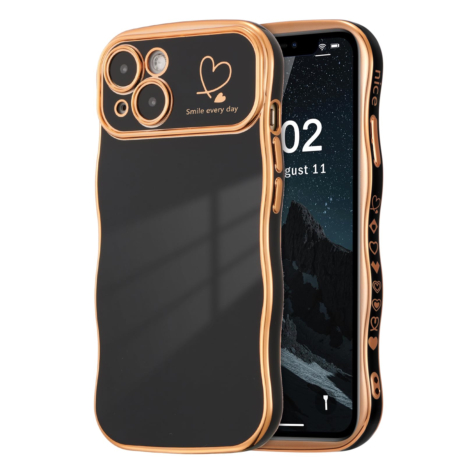 ZTOFERA Hülle für iPhone 14 Plus/15 Plus (6,7 Zoll), Klar Sc