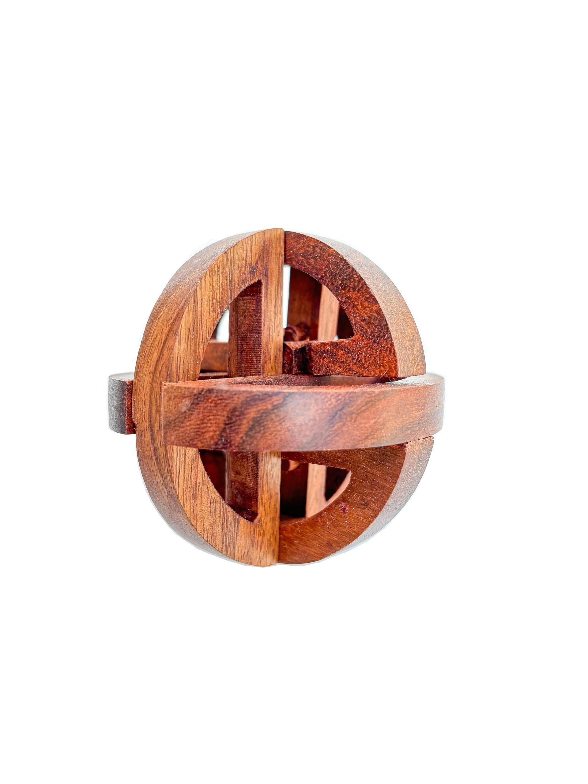Mother Touch Wooden Rolling Ball Puzzle Toy – 3D Brain Teaser, Montessori Educational Wooden Toy for Kids & Adults. 4