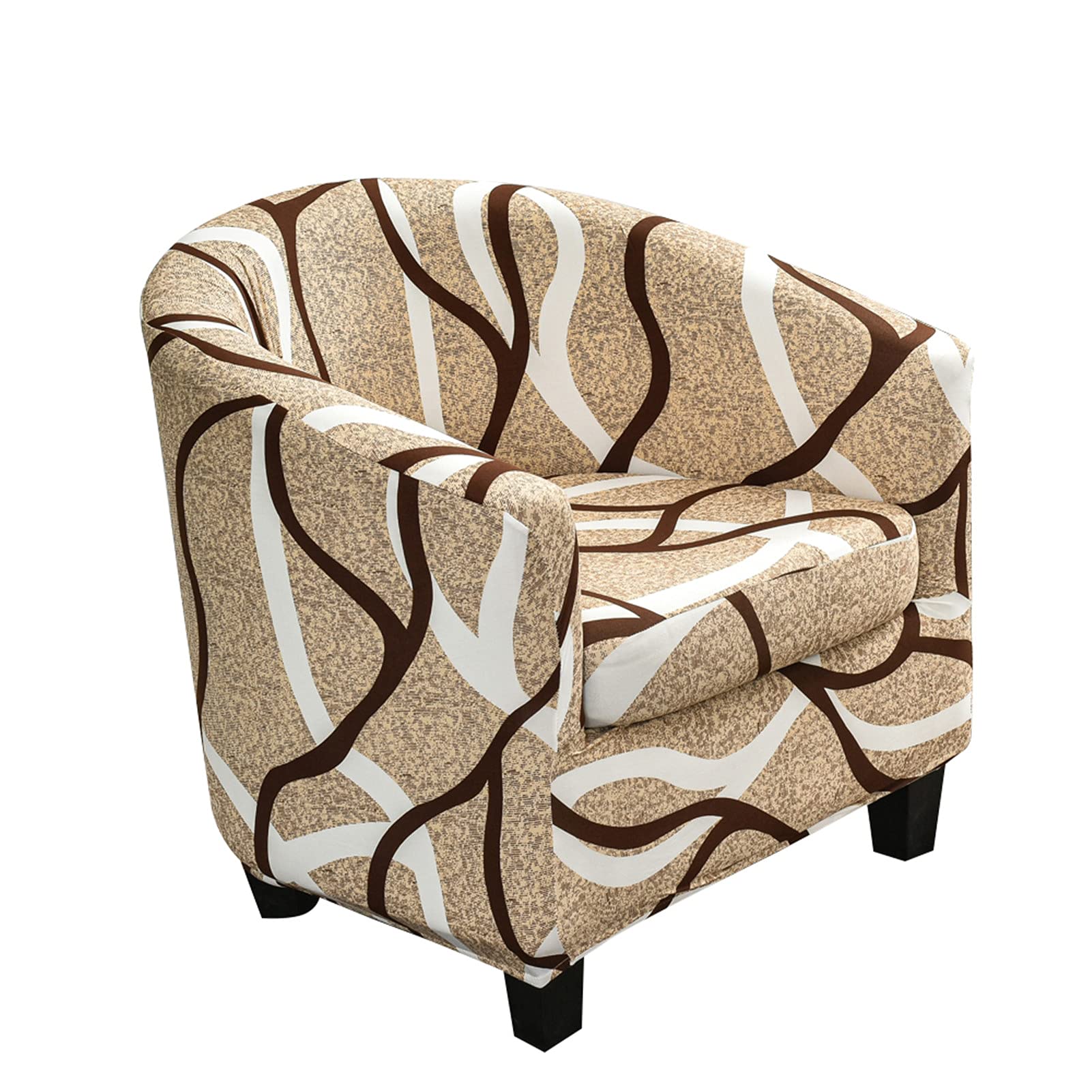 2 Pezzi Copripoltrona 1 Posto Chesterfield Elasticizzato, Poltrona Club