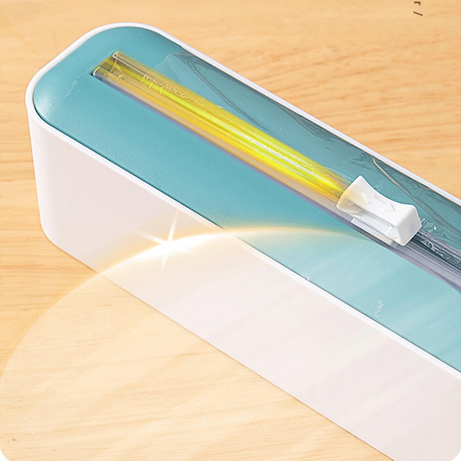 Distributeur Film Alimentaire | Rangement Papier Alu Et Film Alimentaire | Distributeur De Film Plastique avec Cutter | Distributeur Papier Aluminium | Dérouleur Film Alimentaire pour Cuisine