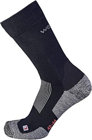 Calcetines Trekking Wapiti S02 - Lana Merino Unisex, Regulación Temperatura, Fabricado UE