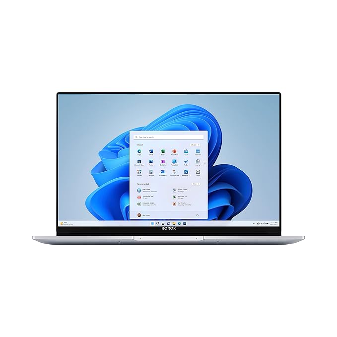 HONOR MagicBook 14, AMD Ryzen 5 5500U 14-inch (35.56 cm) FHD IPS Anti-Glare Thin and Light Laptop (16GB/512GB PCIe SSD/Windows 11/Fingerprint Login/Metal Body/Backlit KB/1.38Kg), Mystic Silver