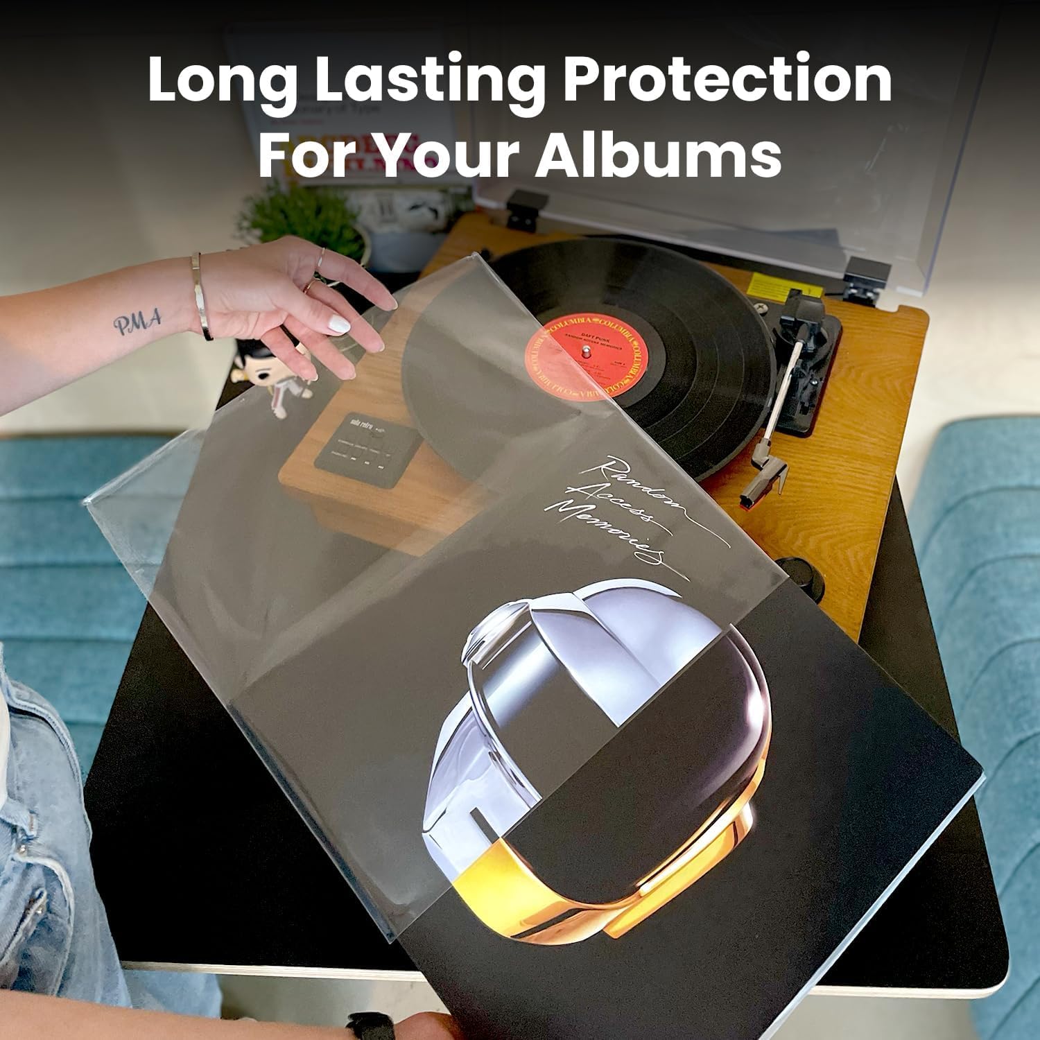 EVEO Fundas para Discos de Vinilo