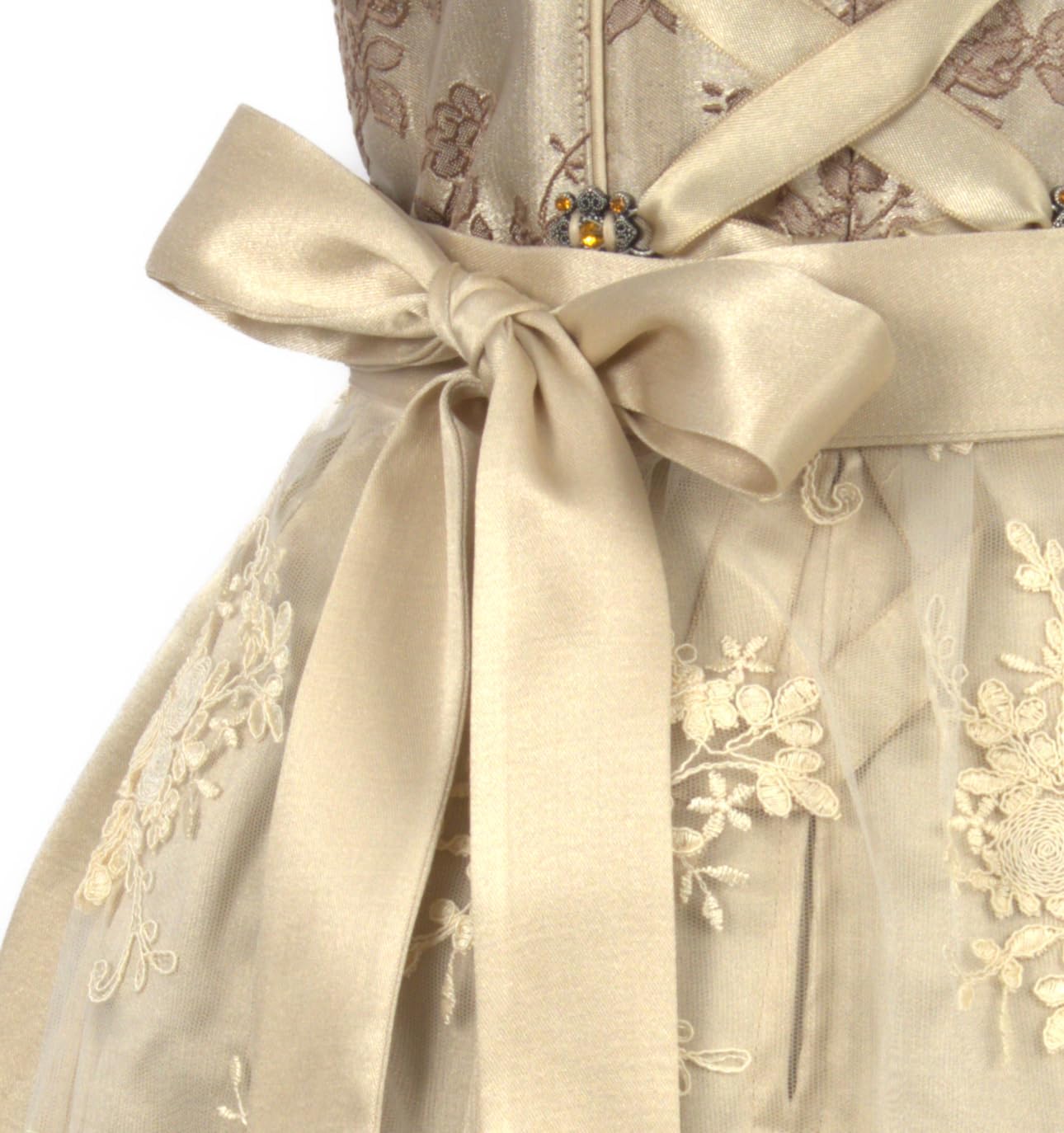 2tlg. Damen Dirndl A338 /42 Creme - Image 3