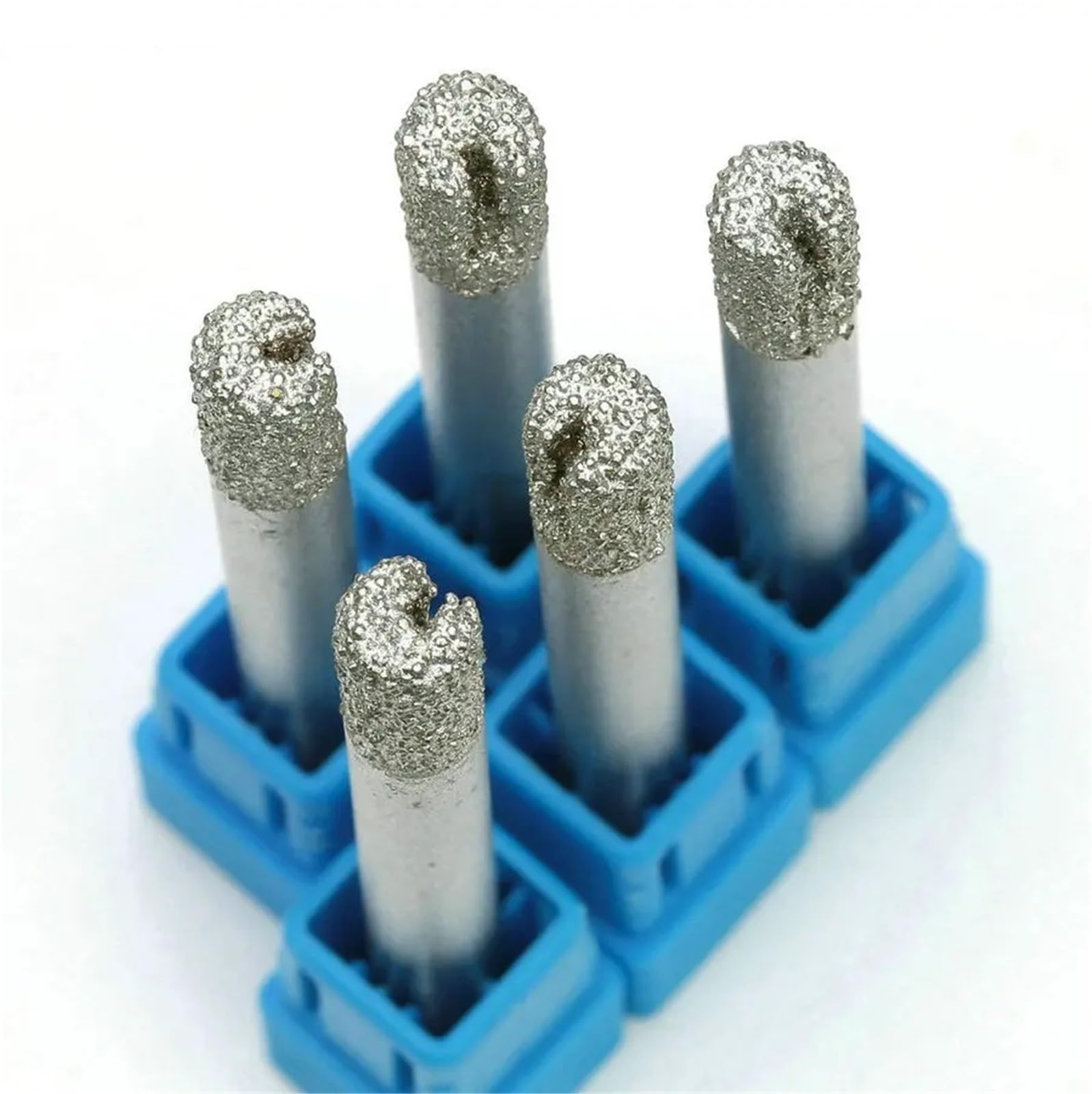Fresadora de diamante de soldadura de 6-12mm, cortador de grabado, fresa de fondo plano, herramienta de corte de ranura, fresa de ranura recta CNC para piedra(Groove 10 x 12 x 60L)
