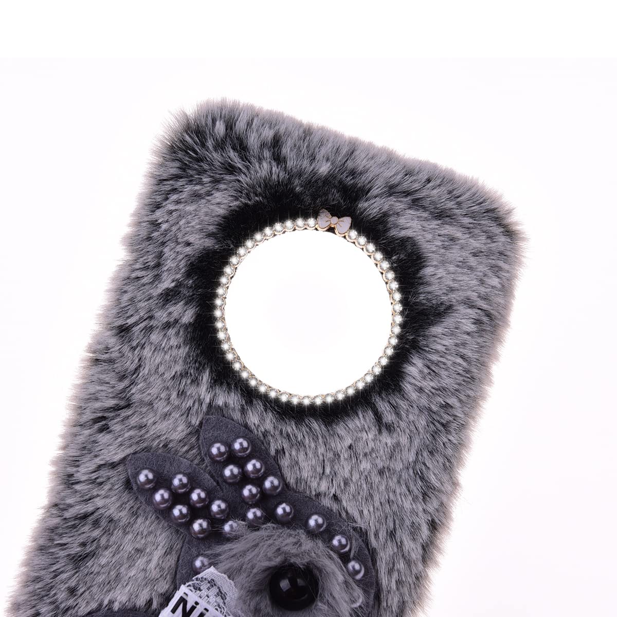 BLOTECH Peluche Custodia Cover per Honor X7,Custodia Coniglio