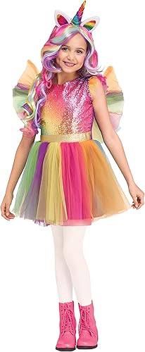 Fun World Childrens Rainbow Sequin Unicorn Child Costume