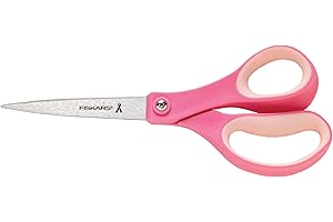Fiskars 8 Inch Breast Cancer Awareness Scissors: Support a Worthy Cause with Every Cut