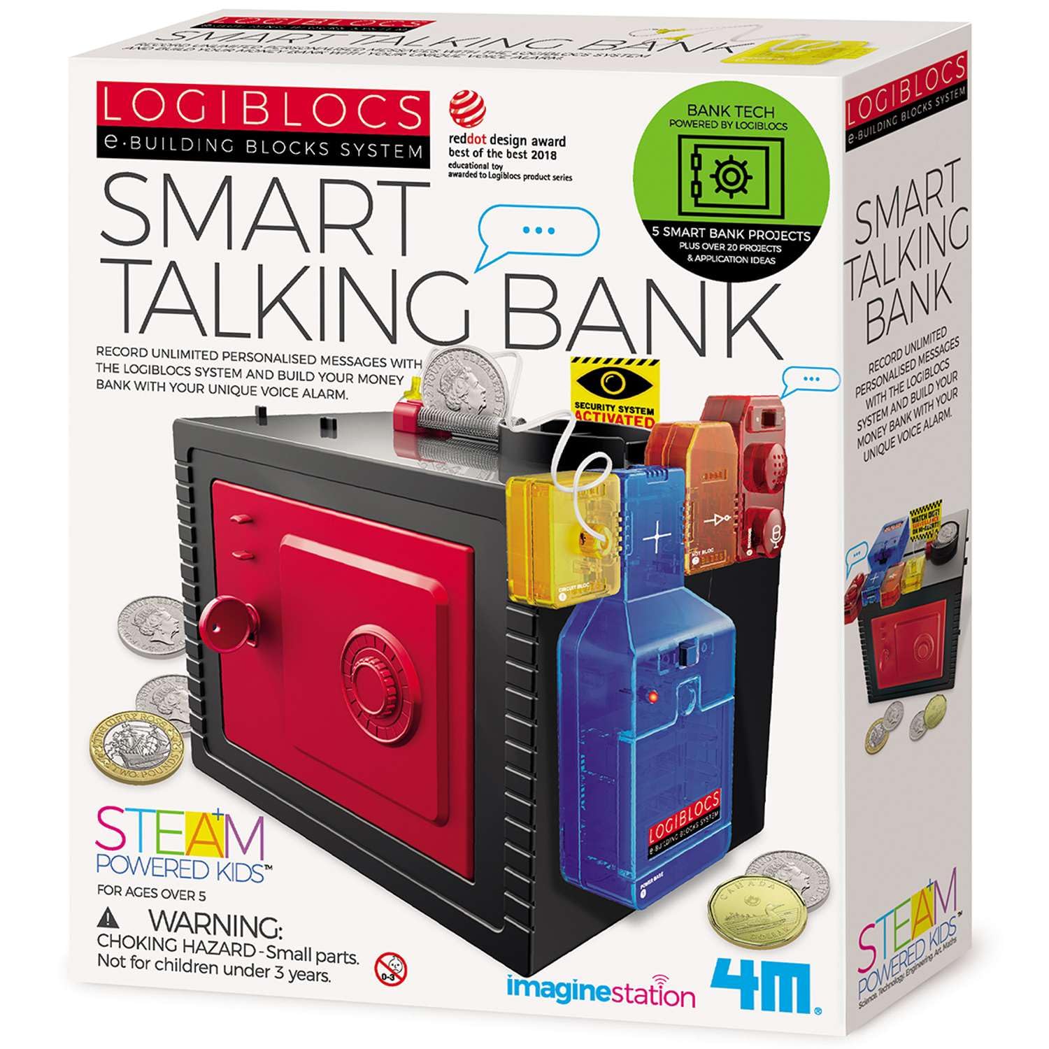 4M Logiblocs Smart Talking Money Bank