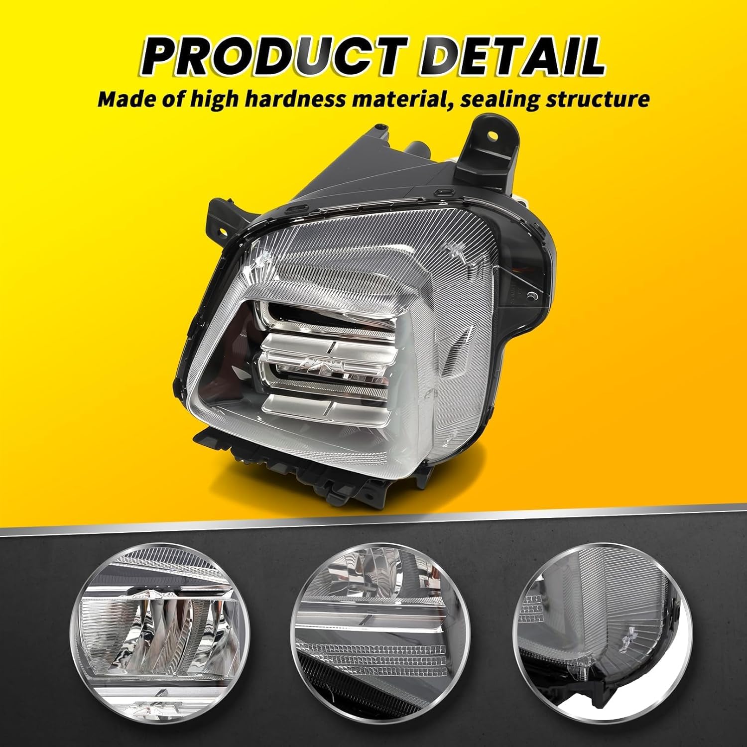 Left Headlight Assembly Compatible with Tucson 2025 2026 W/Bulb Driver Side Headlamp Front Light 92101CW650