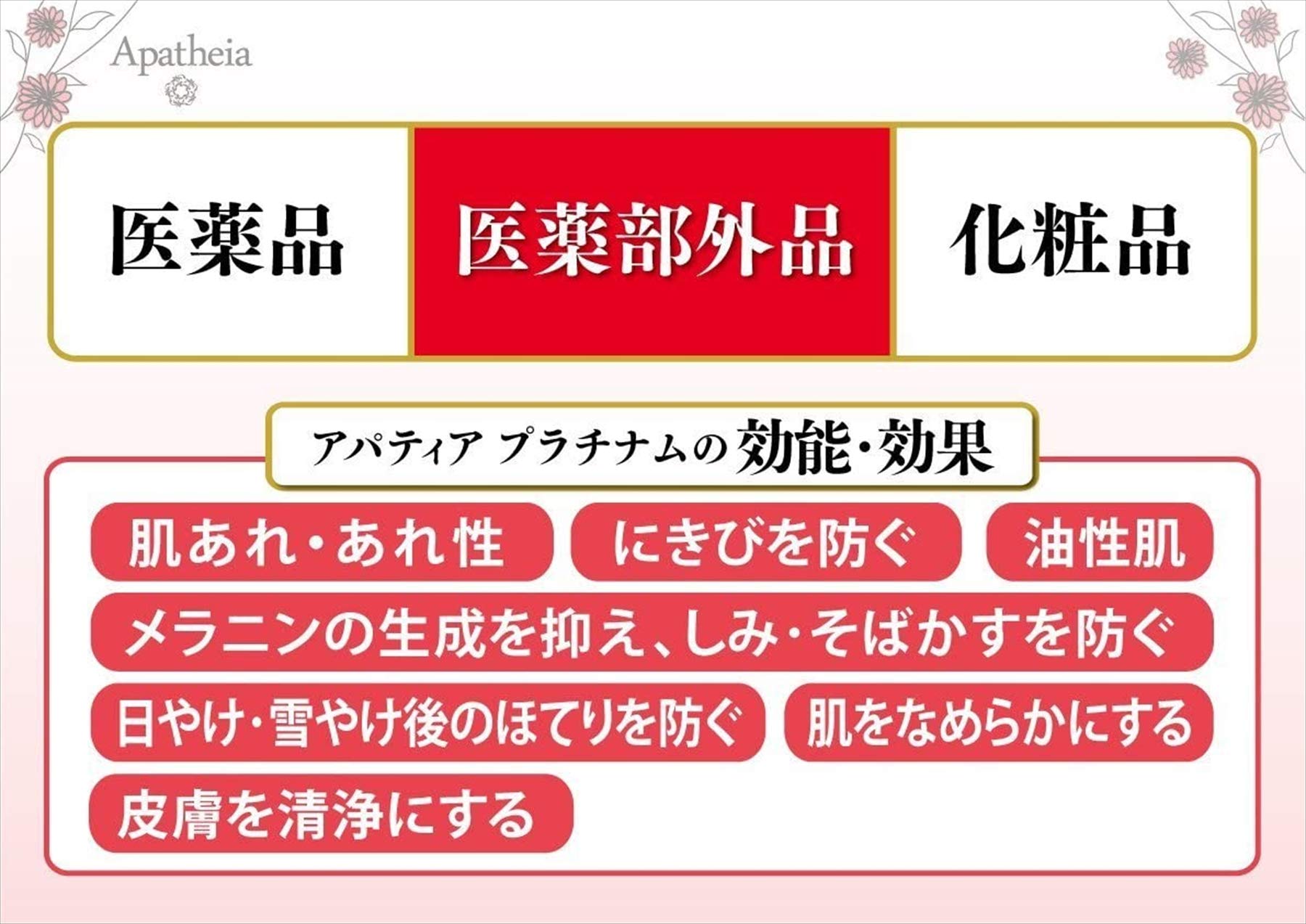 Amazon.co.jp: アパティア 薬用美白 ピーリングゲル プラチナム(ローズ 