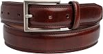 Vince Camuto Ceinture homme , Double point de détail , Véritable ceinture en cuir