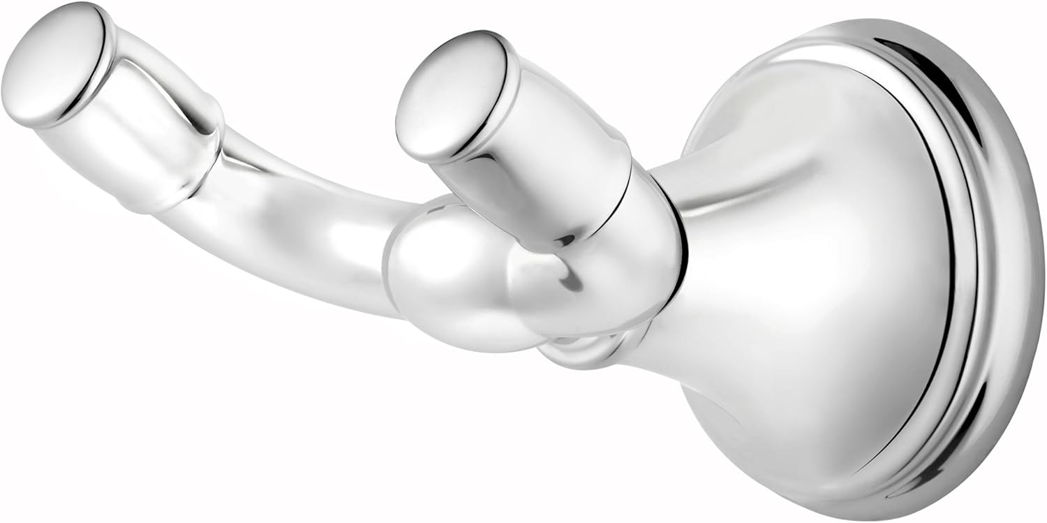 Polished Chrome Modern Wall Mounted Robe Hook