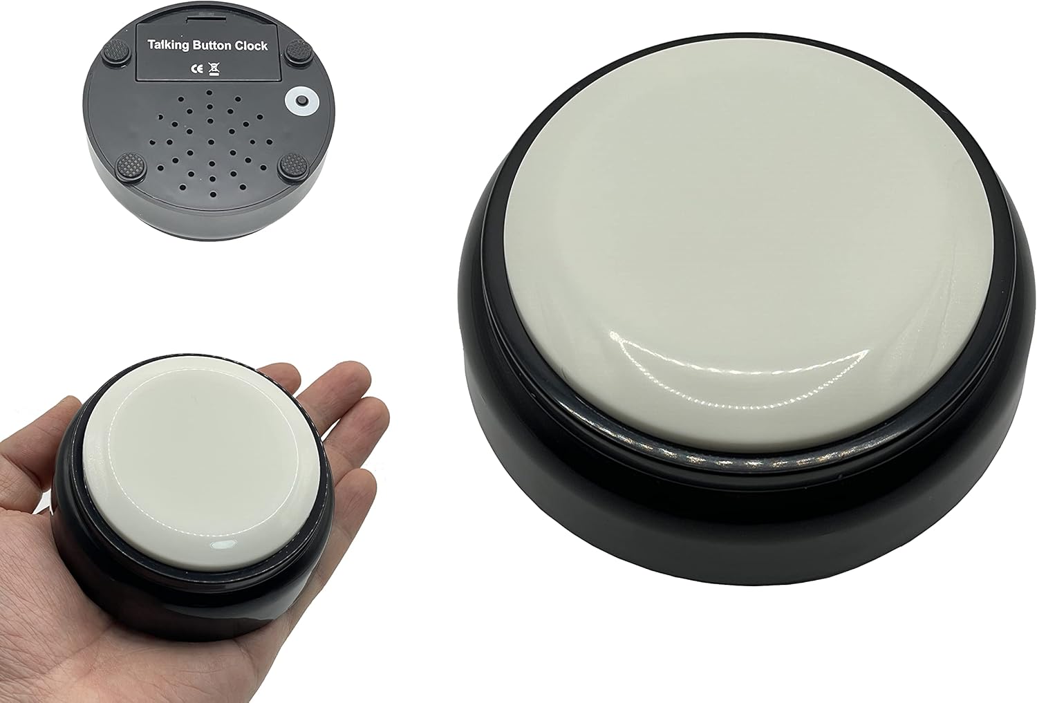 Bejamy Talking Alarm Clock for The Blind, Talking Clock for