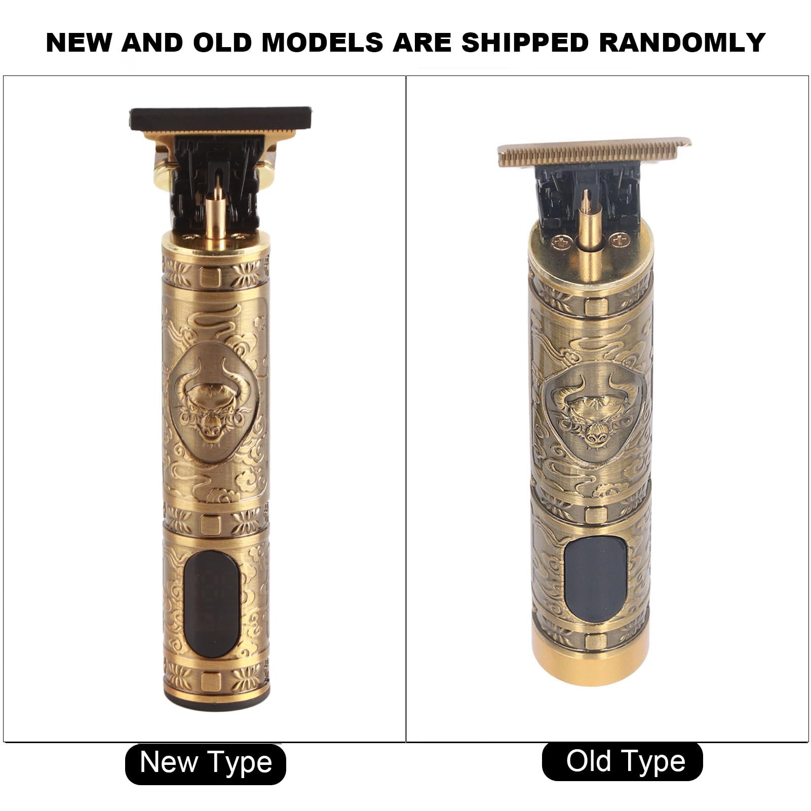 Yuecoom Hair Trimmer for Men, Professional Beard Trimmer Kit with 3 Length Combs, USB Charging, Intelligent LCD Display