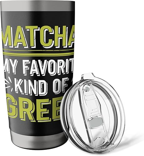 Miniatura 5 de Matcha Green Tea Lover Japón Matcha Tea Drinker Vaso aislado de acero inoxidable