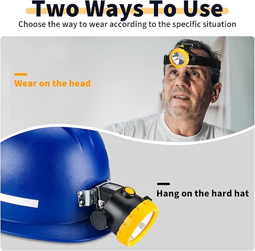 Miniatura 3 de Bombilla LED para minería de carbón BK2000 para faros delanteros de minería de explosión impermeable con tapa de seguridad recargable grifo para