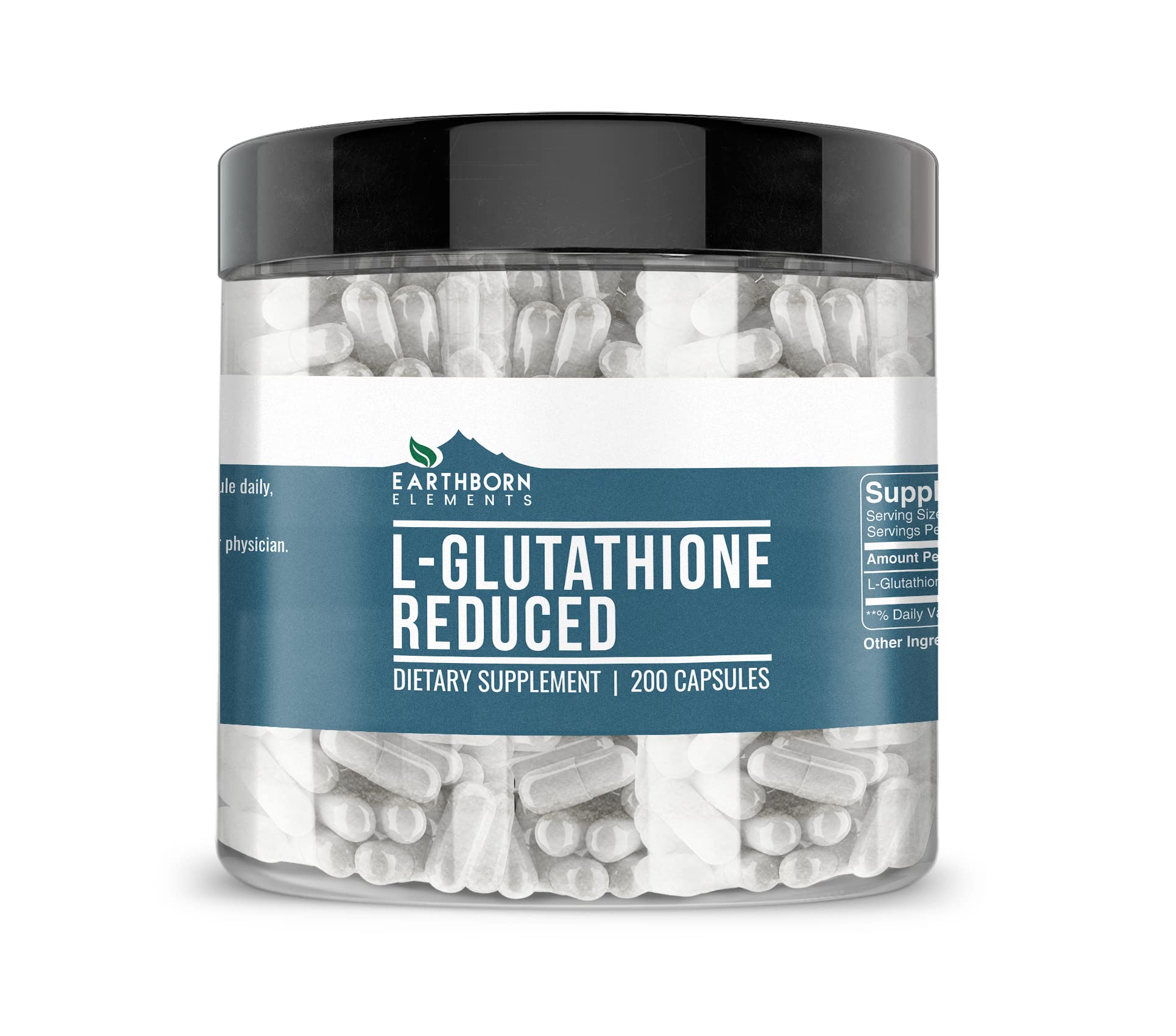 amazon elements glutathione Amazon.com: Earthborn Elements L-Glutathione Reduced, Pure & Undiluted, No  Additives (200 Count) : Health & Household