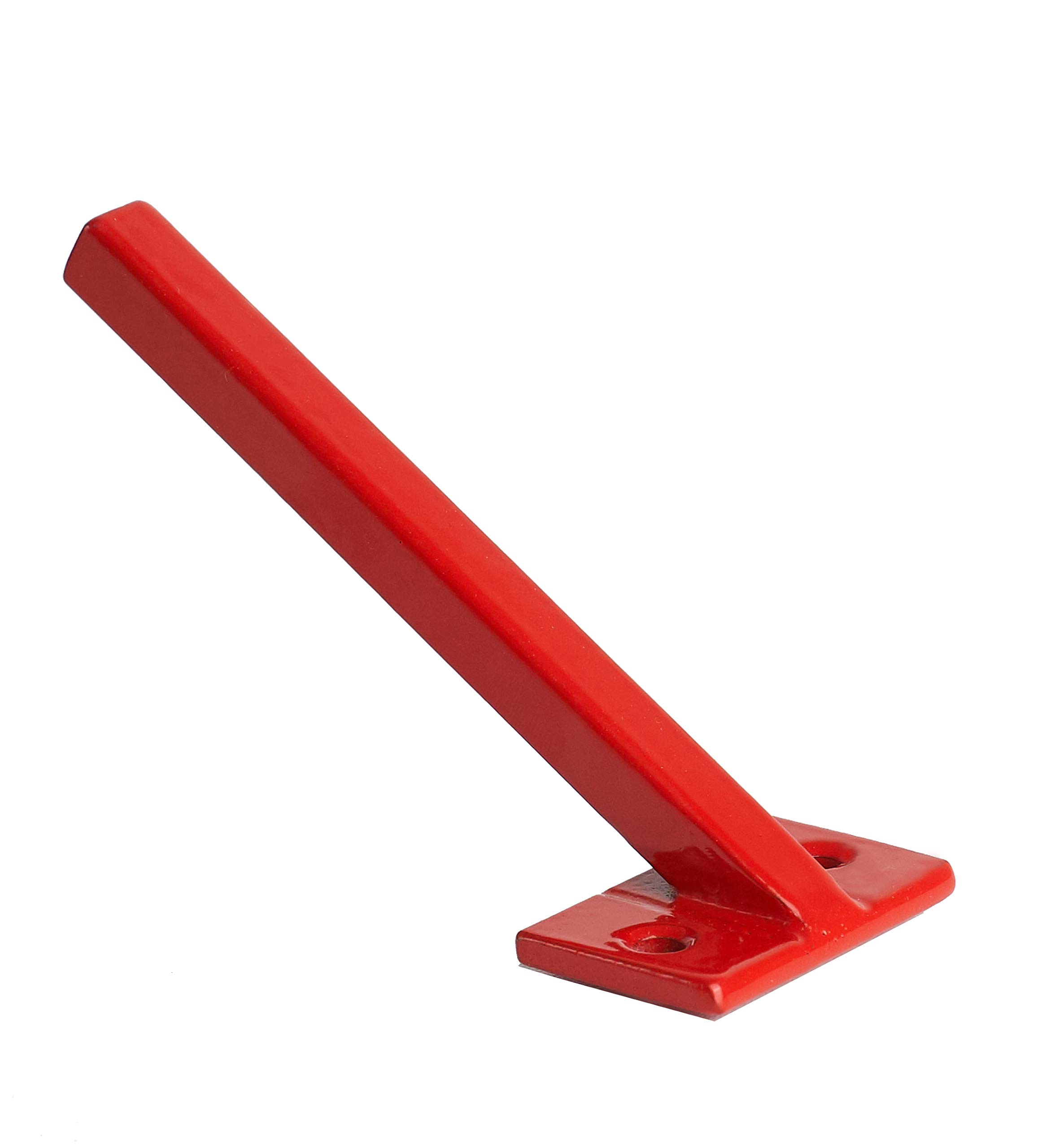 FLVFF Fingerboard Rail Pole Jam Square Metal fingerskate ramps Parks (PJ1) (Red)