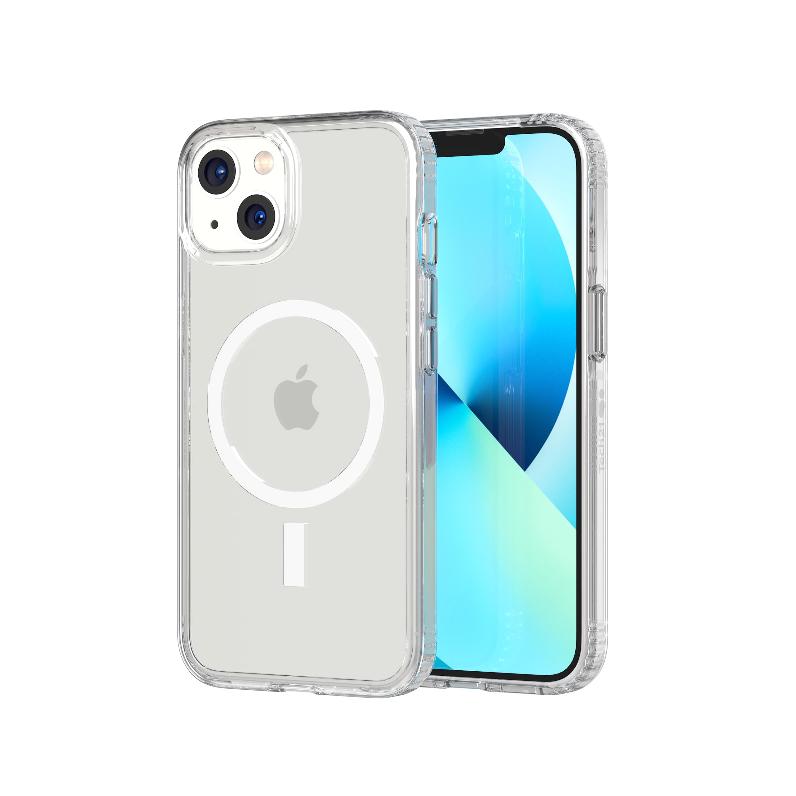Tech21 Evo Clear (MagSafe) for iPhone 13 - Transparent MagSafe Phone Case with 12ft Multi-Drop Protection