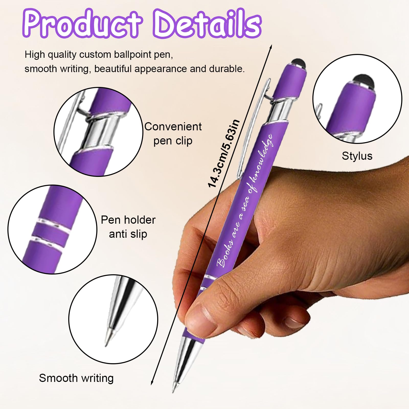 Bolígrafos personalizados con grabado, lotes de 10 a 100 unidades, bolígrafos retráctiles con punta táctil para empresas y bodas, bolis de metal ideales para regalos corporativos