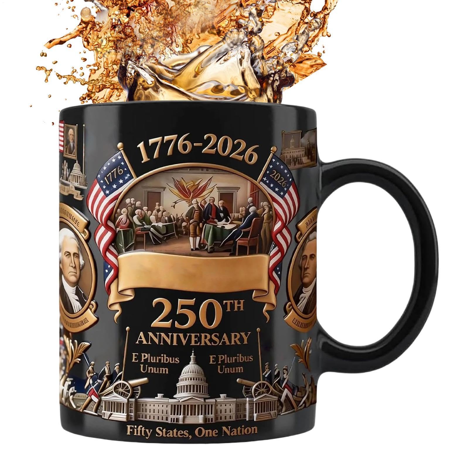 Vajilla del 250º Aniversario Americano de 450 ml para Servir Cerveza y Soda