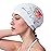 COPOZZ Adult Swim Caps, Silicone Waterproof Comfortable Swimming Cap for Women, Long and Short Hair(Rose-12yrs+)