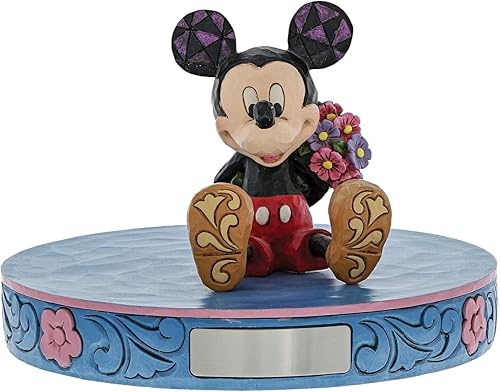 Miniatura 8 de Disney Traditions por Jim Shore Mini Mickey Mouse Pose de personalidad figura de resina y piedra, 7 cm