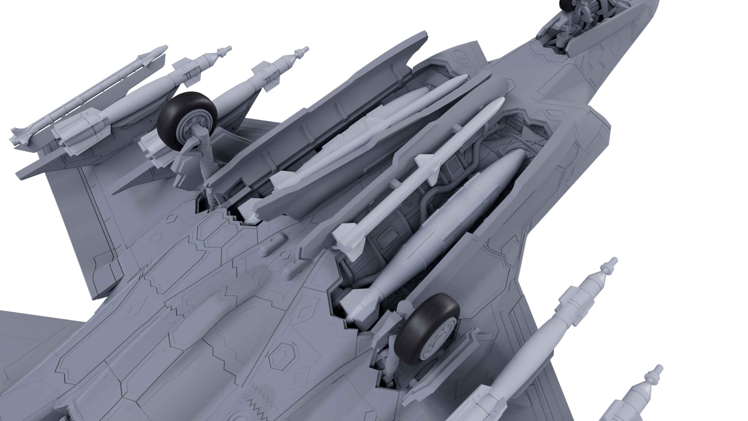 Revell Modellbausatz Lockheed Martin F-35A Lightning II – 1:72 Tarnkappenflugzeug, Detailgetreu, 3 Versionen, Waffenbestückung, JDAM, Paveway II, Modellbau für Militärflugzeug-Sammler