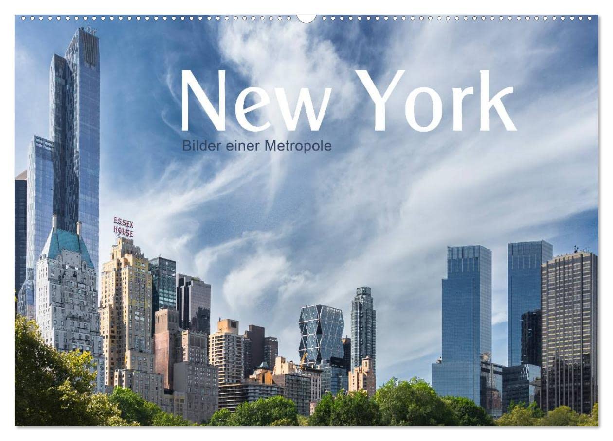 New York - Bilder einer Metropole (Wandkalender 2026 DIN A2 quer), CALVENDO Monatskalender: Die große, atemberaubende Metropole stellt sich hier in spannenden Bildern vor.