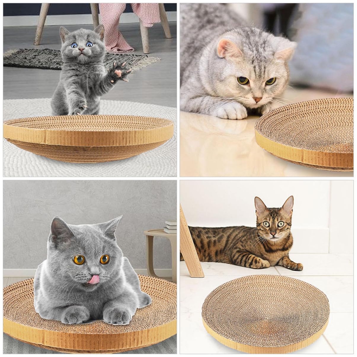 Toddmomy 2 Stück Kratzbrett für Katzen Karton Ersatzpad für Kratzmöbel Langlebig und Unterhaltsam für Möbel und Teppichschutz