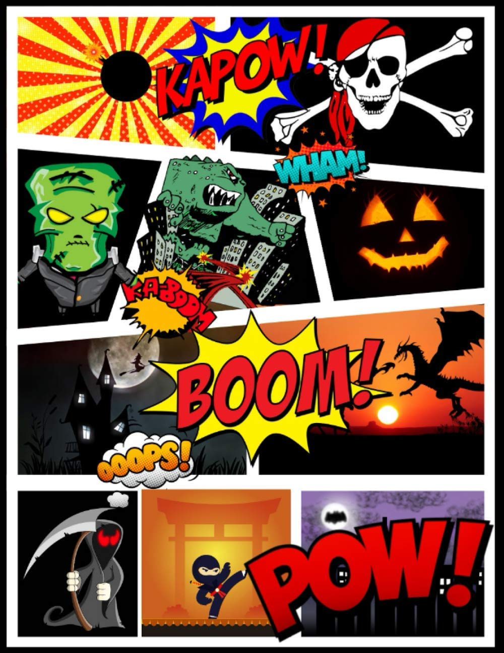 Blank Comic Book: 100 Unique Templates With Speech Bubbles for Adults , Teens & Kids