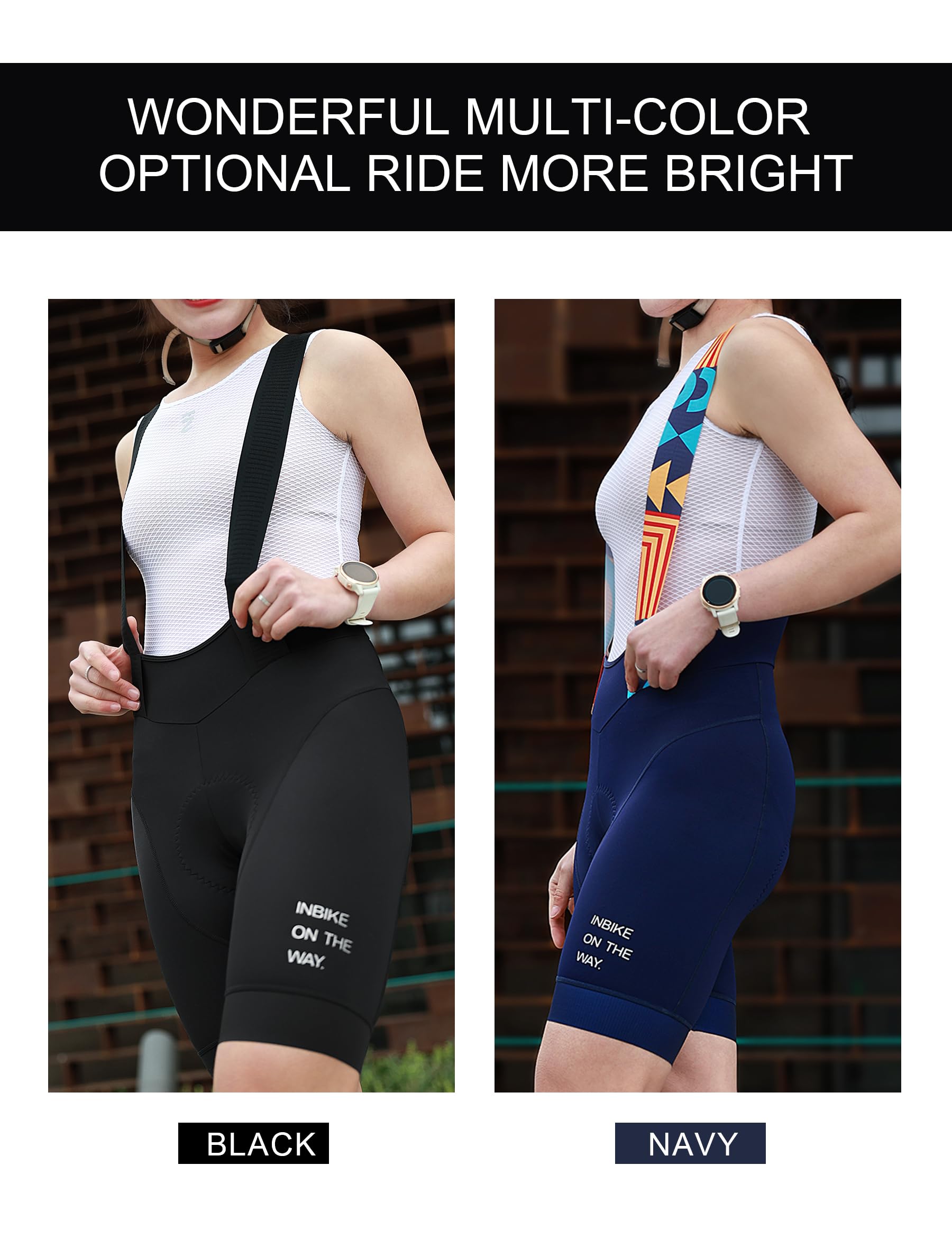 INBIKE Culotte Ciclismo Mujer Pantalones Corto Mochila Primavera Verano Nuevo Profesional Ciclismo Bicicleta Carretera Mountain Bike CX027