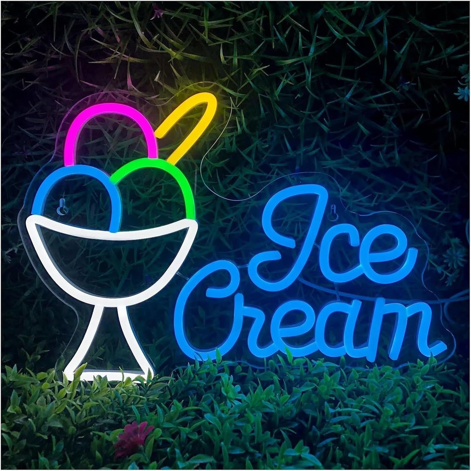 neon light sign For Custom Neon Sign Lights, Ice Cream, Party, Home, Store
