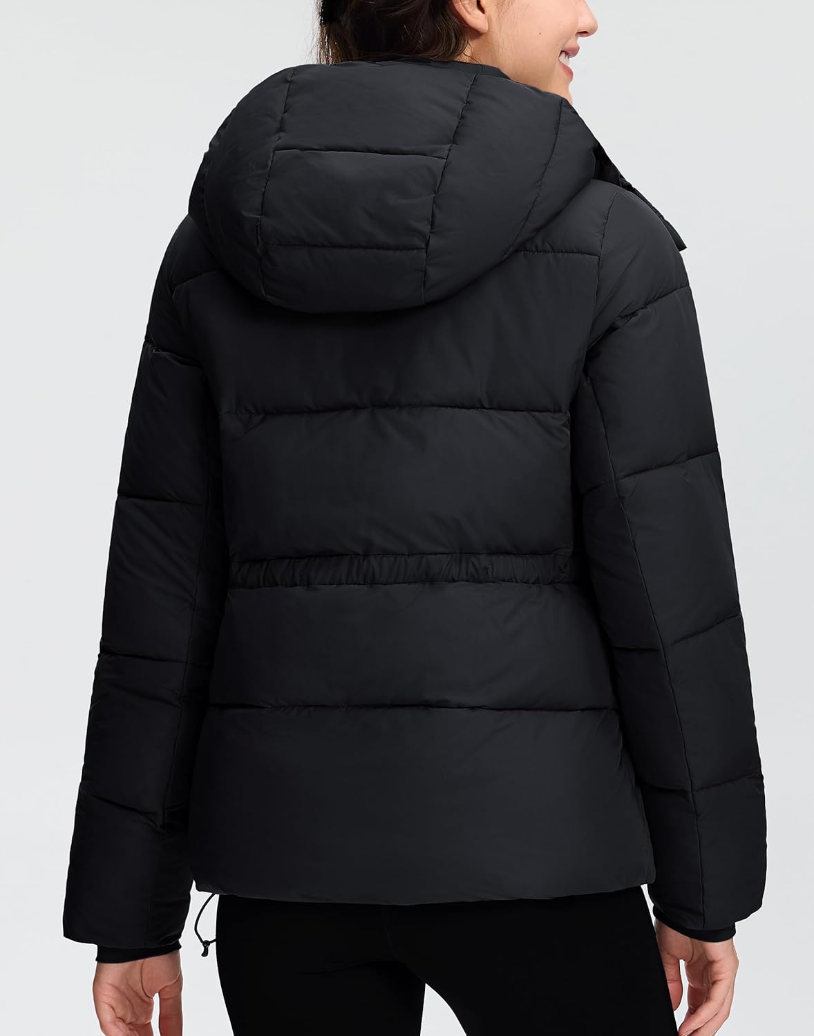 Pioneer Camp Women's Quilted Puffer Jacket, Warm Winter Coat Insulated Full Zip Hooded Jacket Pockets Outerwear Casual - Image 4