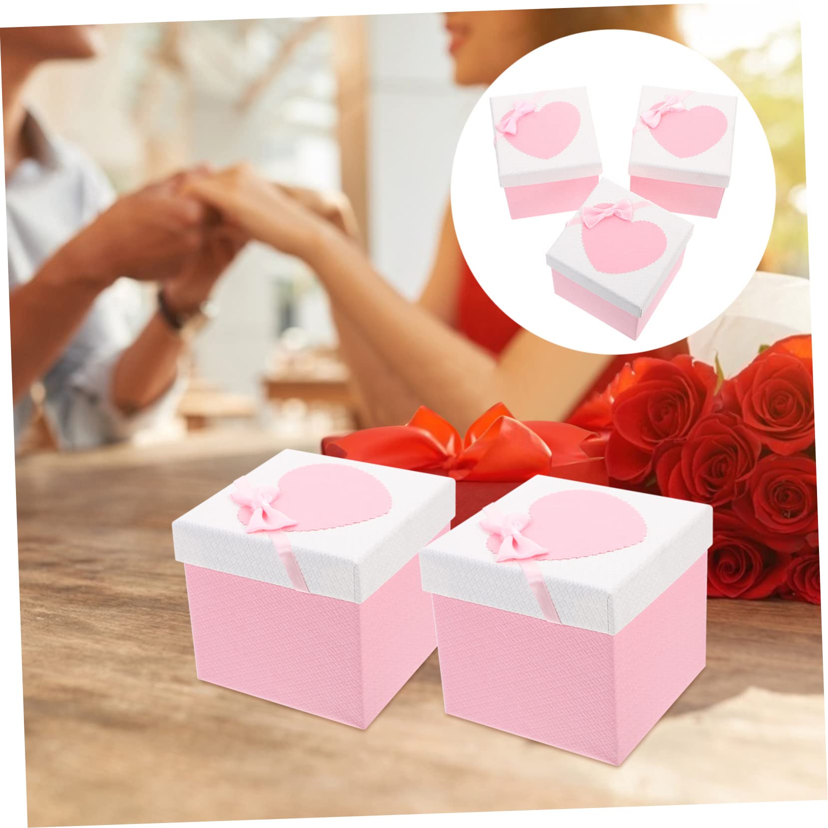 minkissy 6stücke Kleine Geschenkschachteln Mit Deckel Teiliges Für Hochzeiten Geburtstagsfeiern Und Weihnachtsgeschenke Für Party-gastgeschenke Und Süßigkeiten