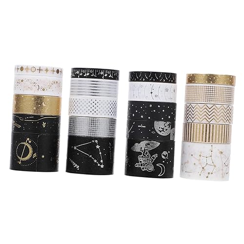 EXCEART Decorative Tape 20 Rolls Pick up Washi Tape 20 Rolls DIY Washi Tape Decorative Washi Tape Sticker Account Sticky Paper Tape